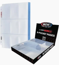 BCW Laser weld 9 Pocket Pages 100ct